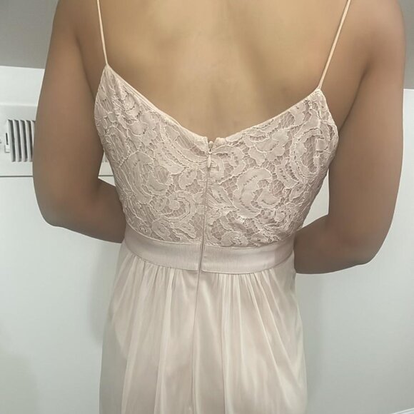 Adrianna Papell Blush Lace Bodice Gown – Size 8 (US) - Picture 5 of 7